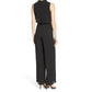 Vince Camuto - Roll Collar Mock Neck Blouson Chiffon Jumpsuit