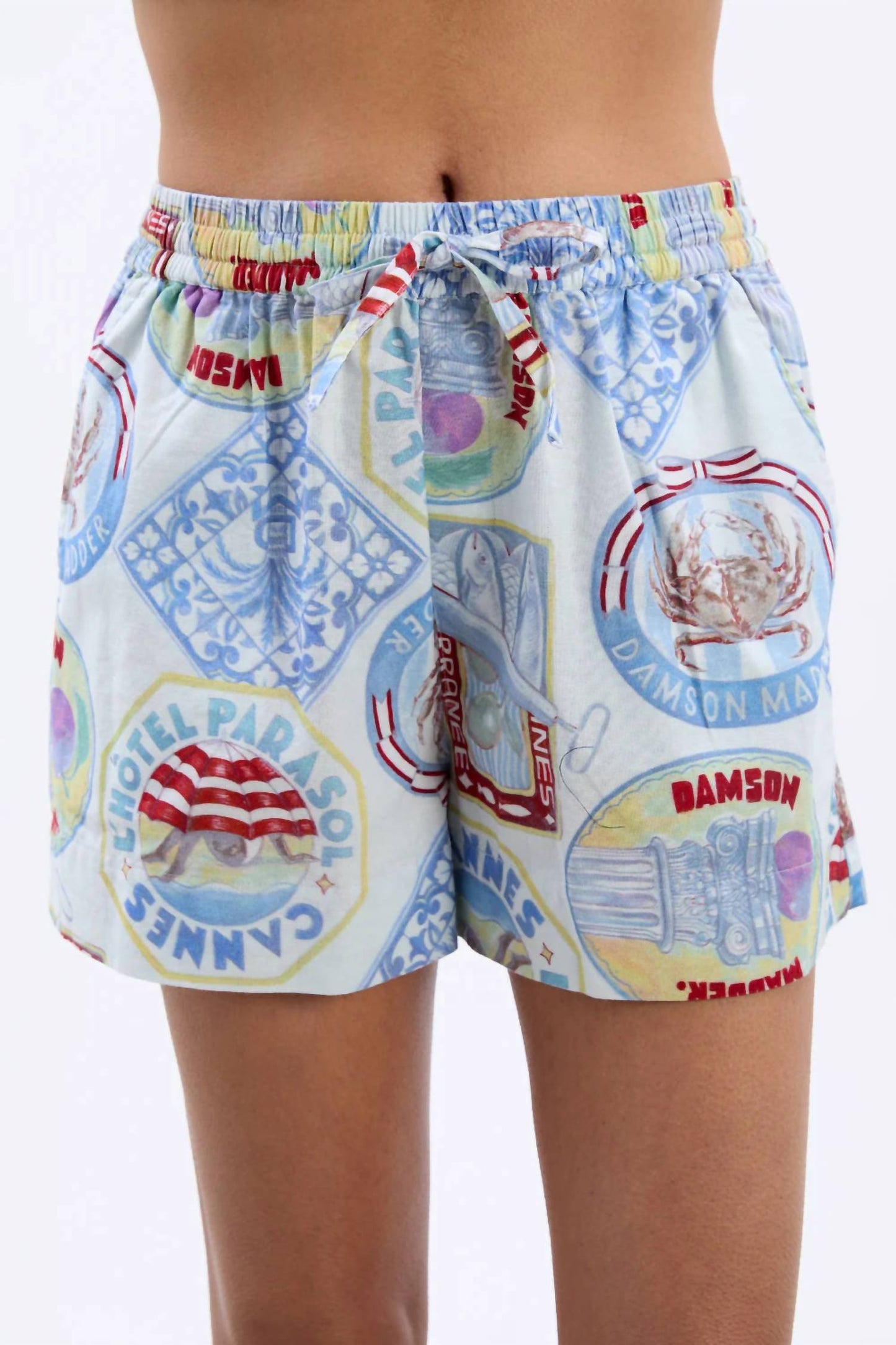 Damson Madder - Pull On Shorts