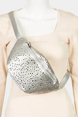 Trendsi - Women's Fame Studded Crossbody Bag