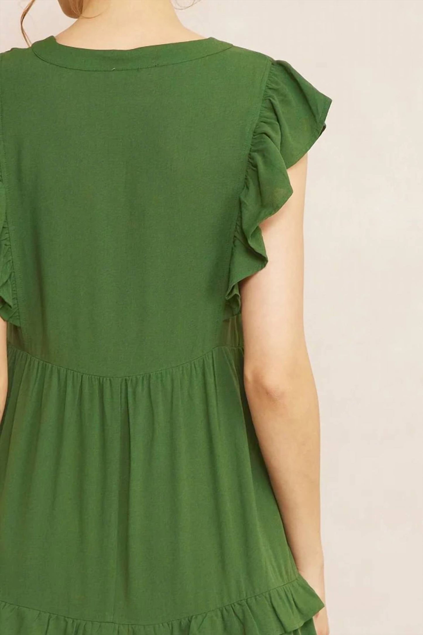 Entro - Ruffle Midi Dress
