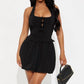 5Besties - Bow Front Bubble Mini Dress