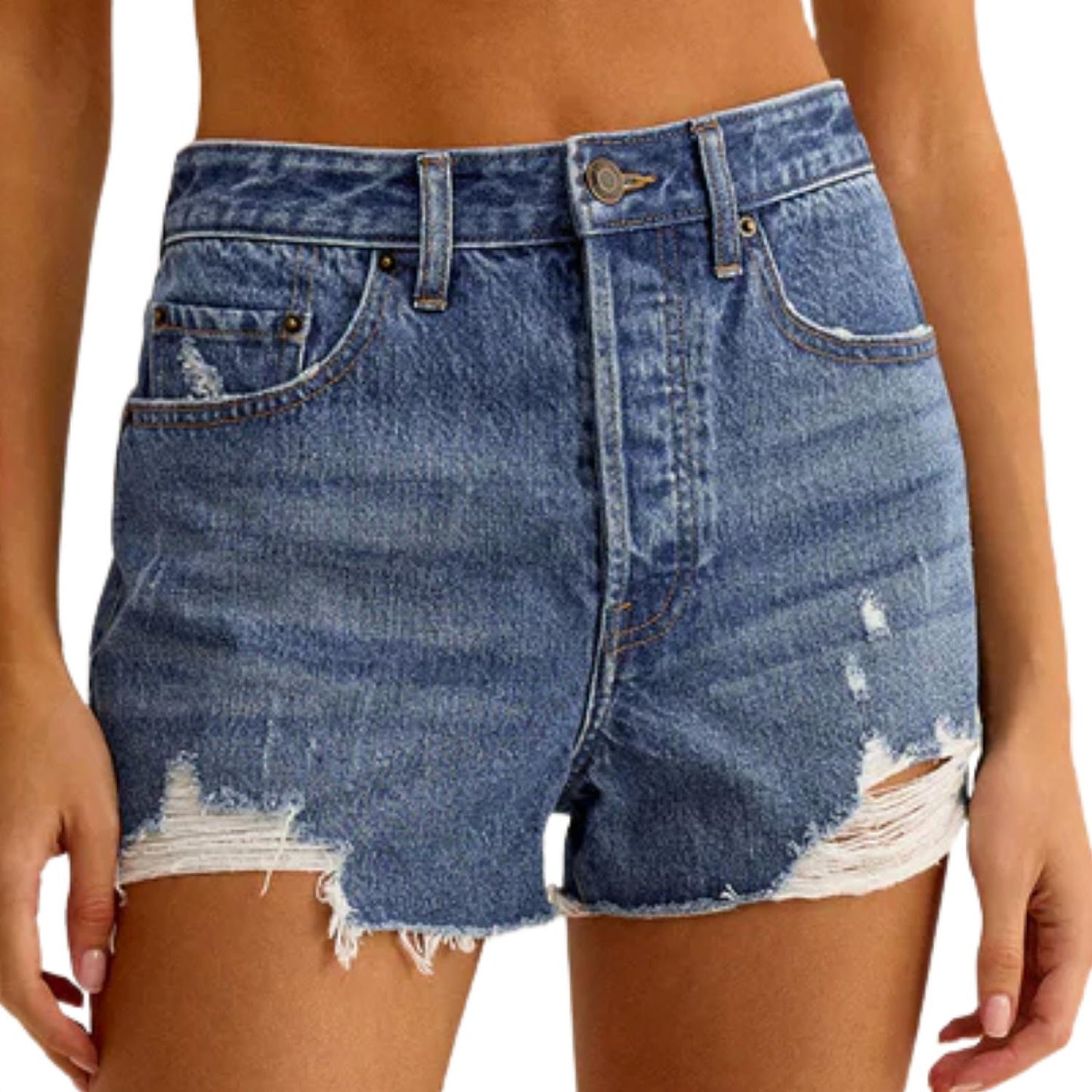 Z Supply - Women's Classic Hi Rise Denim Short