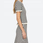 Sea - Saige Gingham Knit Top