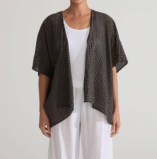 Cut Loose - Shawl Short Sleeve Cardigan