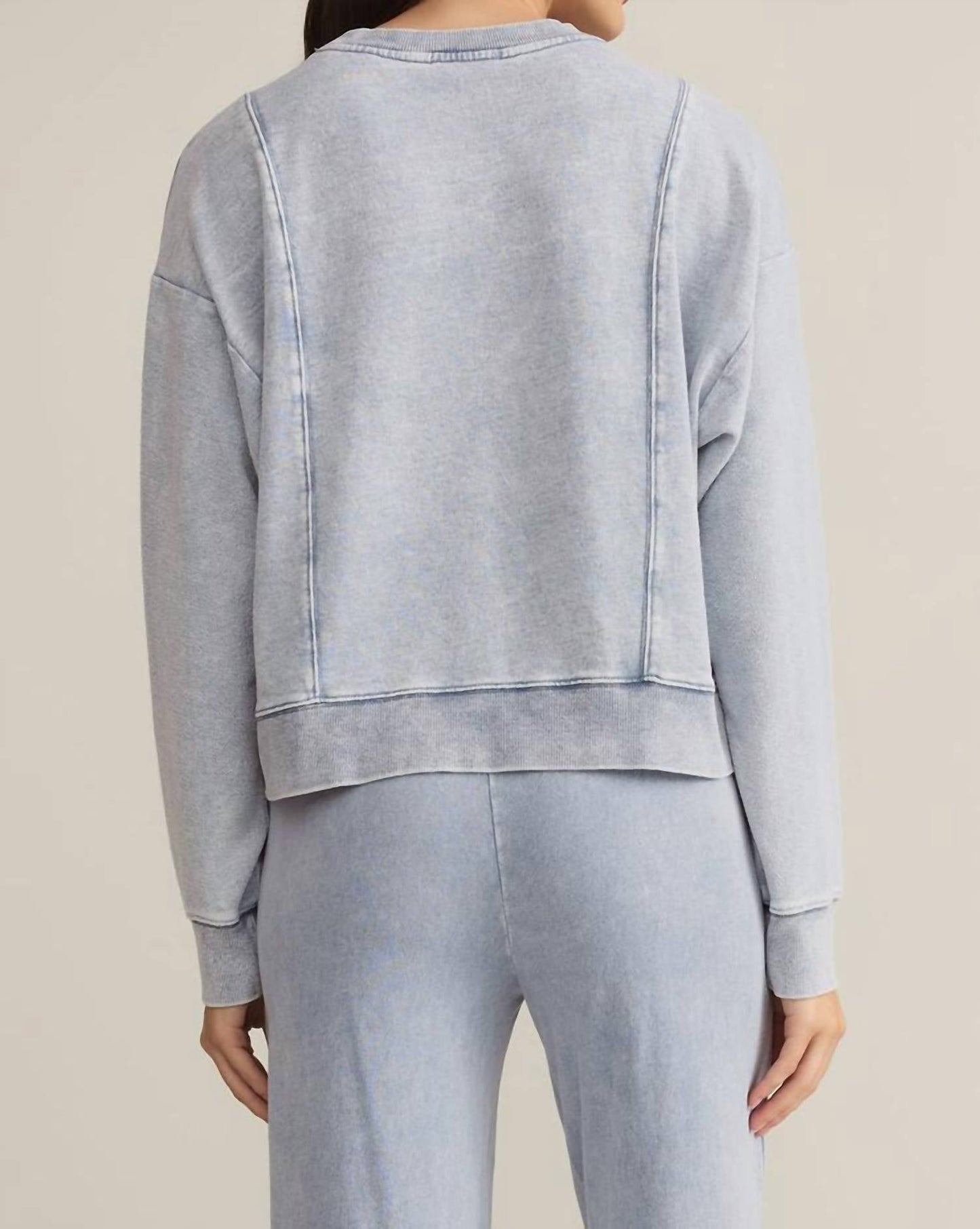 Z Supply - Lax Fit Denim Sweatshirt