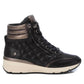Xti - Women's Carmela Collection Leather Sneaker Booties