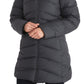 Marmot Women's Montreal Hooded Faux Fur Trim Coat Black Size XX-Large