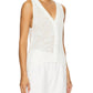 Enza Costa - Linen Open Knit Vest
