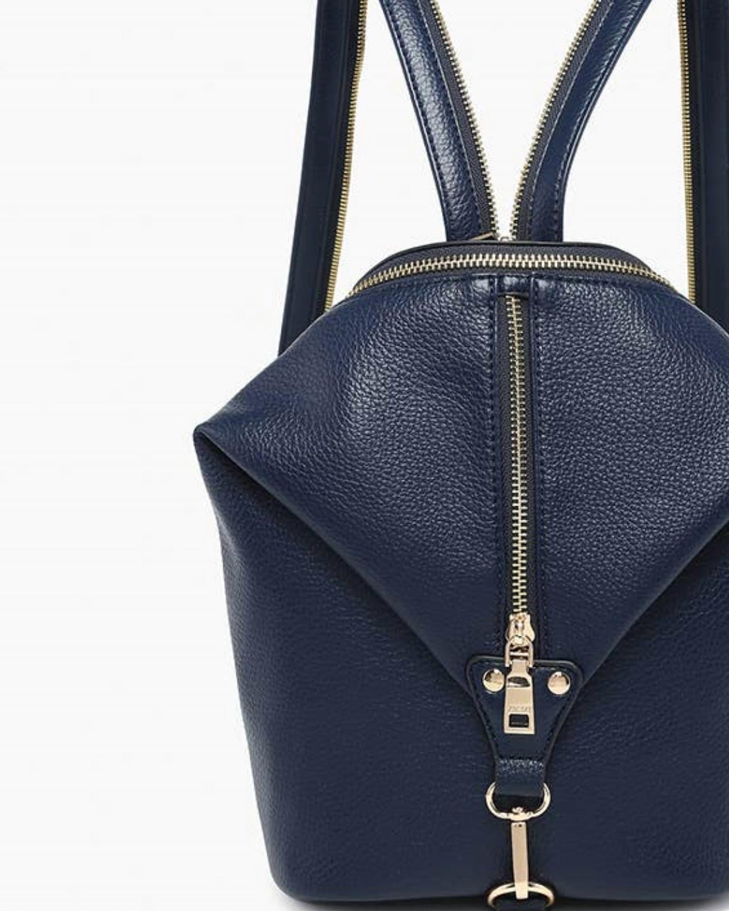 Jen & Co. - Women's Linnette Foldover Clasp Backback W/ Zip Compartment