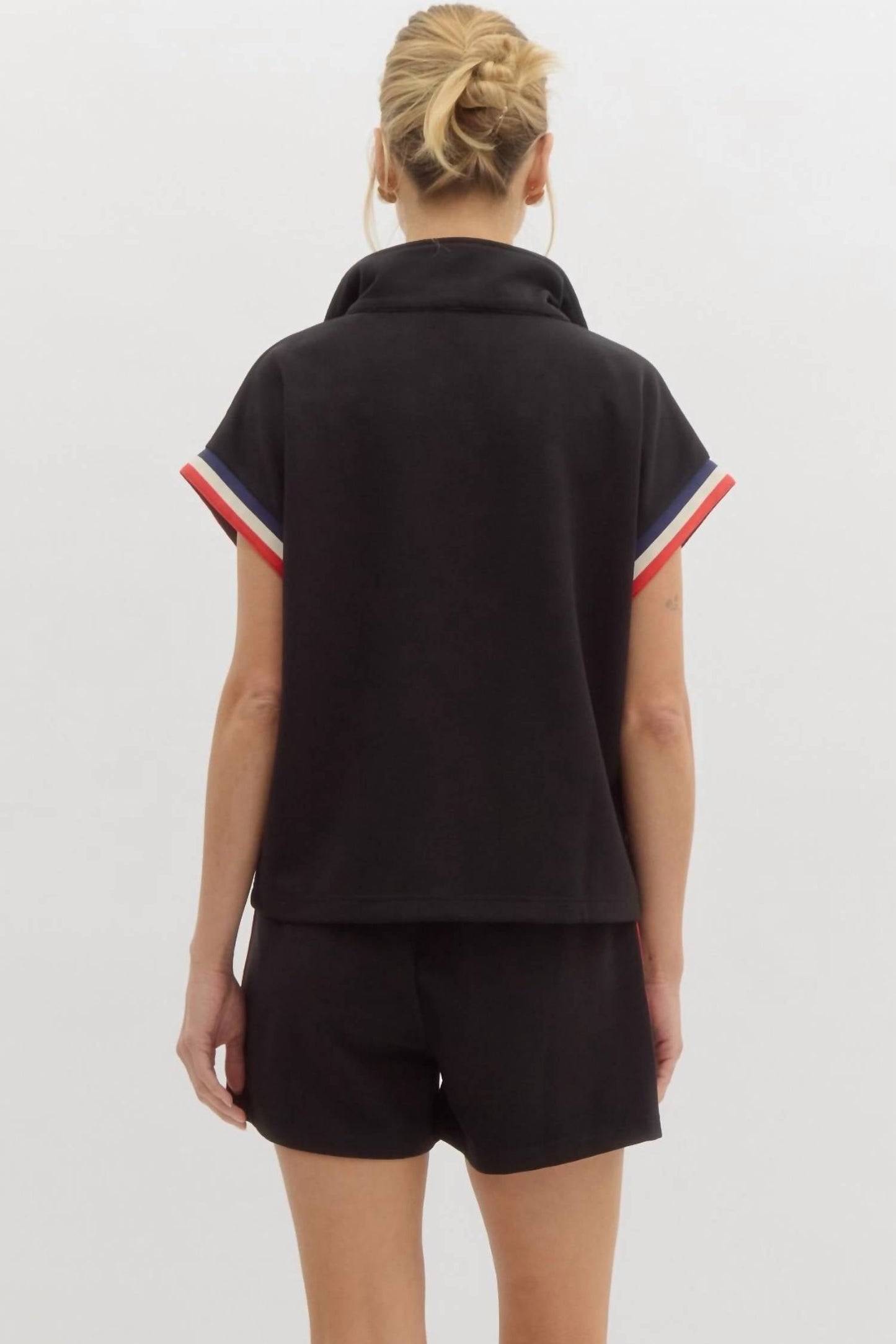 Entro - Racing Stripes Half Zip Top