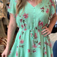 Steve Madden - Kirsty V-Neck Flutter Sleeve Dress