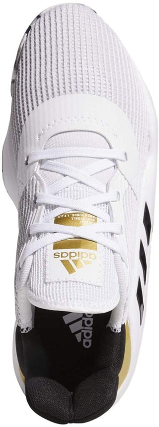 adidas Men's Pro Bounce 2019 Low Basketball Shoes White/Black/Gold