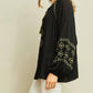 Entro - Tassel Tie Peasant Blouse