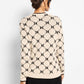 Nic + Zoe - Geo Argyle Doubleknit Sweater