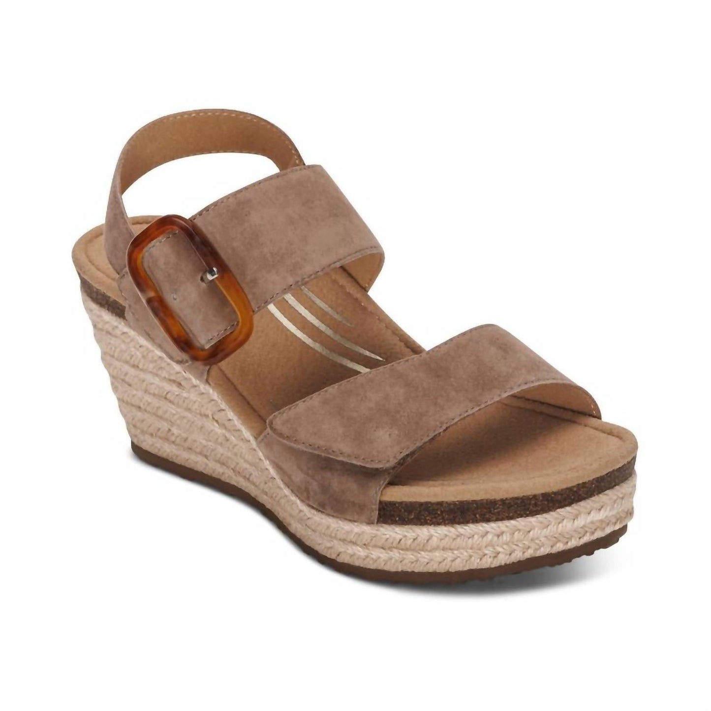 Aetrex - Women's Ashley Arch Support Wedge Sandals