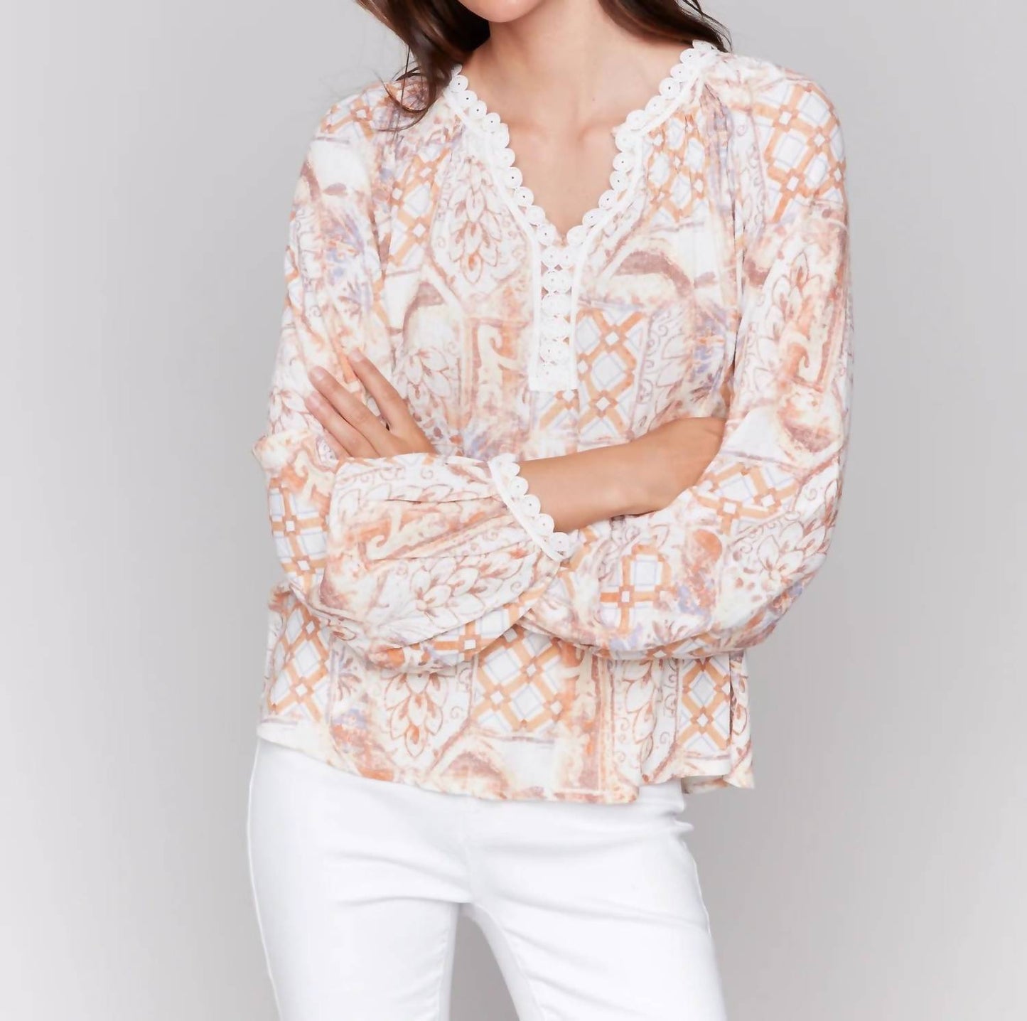 Charlie B - Long Sleeve Raglan Top