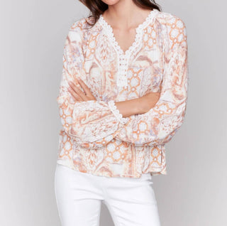 Charlie B - Long Sleeve Raglan Top