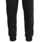 Galaxy By Harvic Men's Slim Fit Jogger Pants with Zipper Pockets Black Size Large
