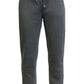 Galaxy By Harvic Men's Slim Fit Jogger Pants With Zipper Pockets Gray Size XX-Large