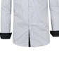 Galaxy by Harvic Men's Slim Fit Quick Dry Stretch Dress Shirts White Size X-Large