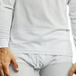 GBH Women's 2 Piece Lightweight Thermal Set of Both Thermal Top and Bottom White Size M