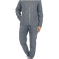Galaxy by Harvic Women's 2 Piece Polar Fleece Sweater Jacket & Jogger Sweatpants Set Gray Size X-Large