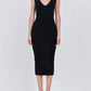 Endless Rose - Sleeveless Rib Midi Dress