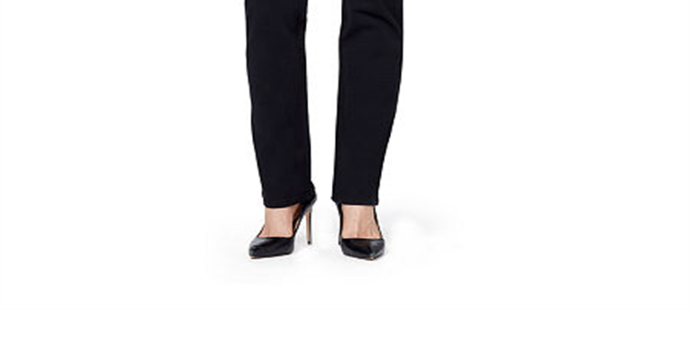 Gloria Vanderbilt Women's Amanda Classic Straight Jeans Black Size -10