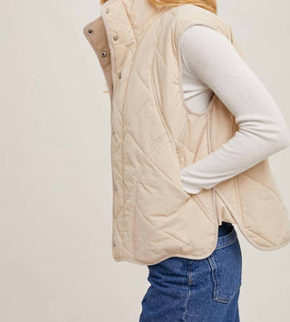 Bluivy - Women's Button Down Quilted Puffer Vest