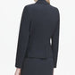 Calvin Klein Women's Flap Pocket Two Button Blazer Blue Size 10