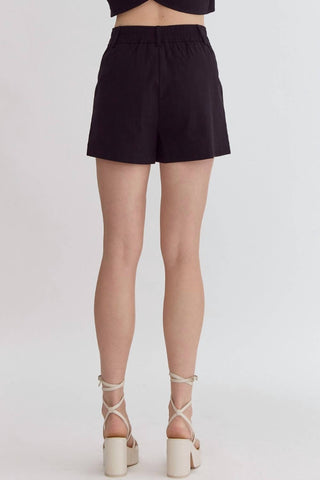Entro - High Waisted Shorts
