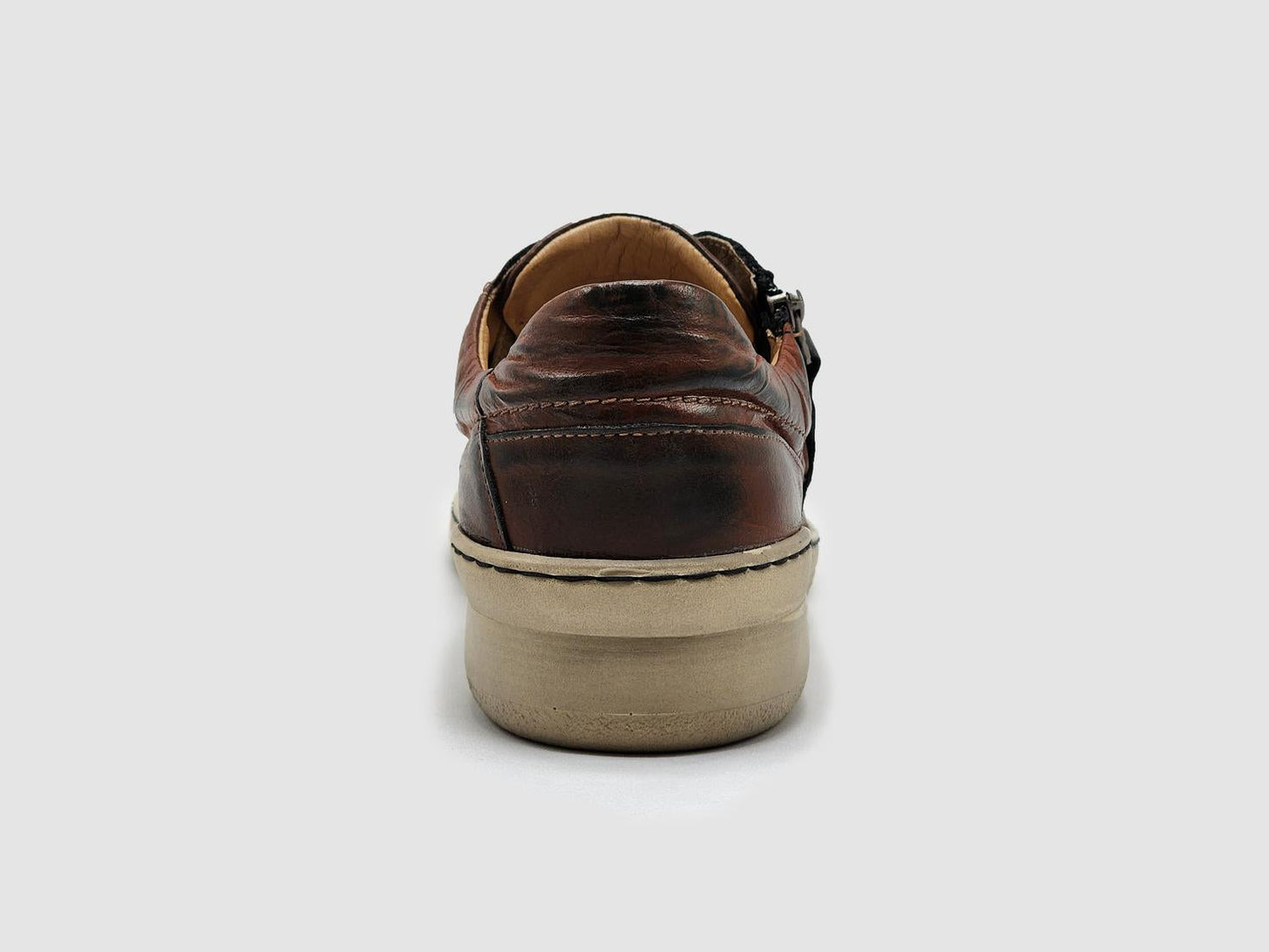 Kcr Group - Women's Dr Wellness Zip-Up Leather Shoes