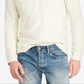 Polo Ralph Lauren Men's Estate Rib Mock Neck Pullover Brown Size Medium
