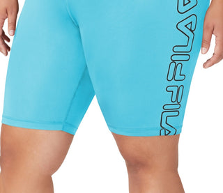 Fila Women's Logo Bike Shorts Blue Size 4X