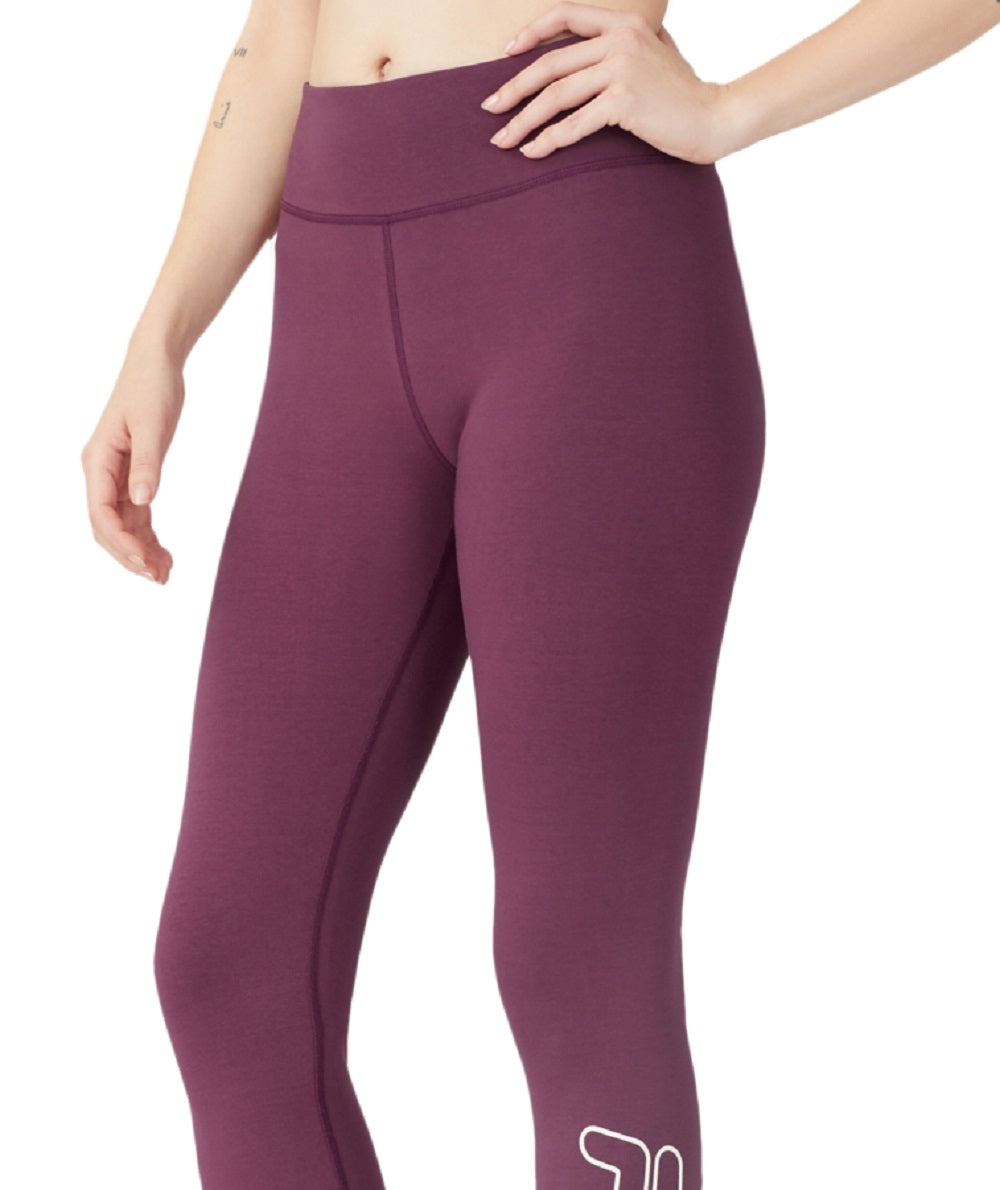 Fila Women's Strut Mid Rise Logo 7/8 Leggings Purple Size 1X – Steals