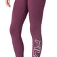 Fila Women's Strut Mid Rise Logo 7/8 Leggings Purple Size 2X