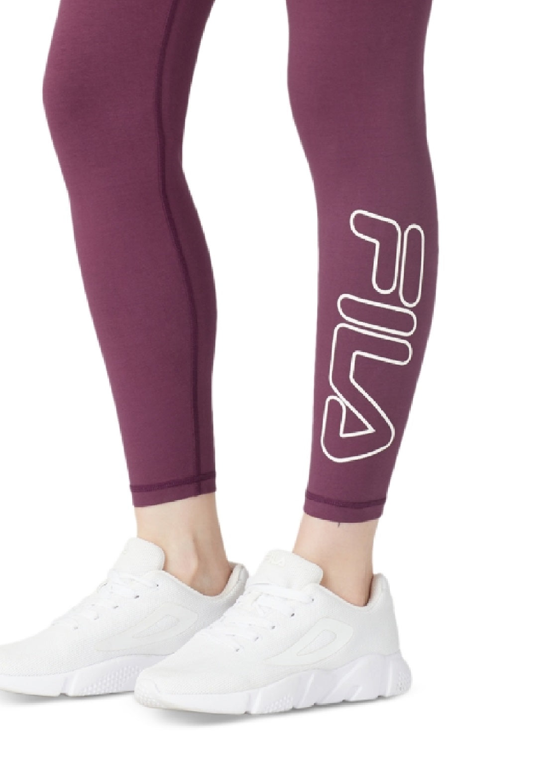 Fila Women's Strut Mid Rise Logo 7/8 Leggings Purple Size 2X
