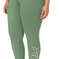 Fila Women's Strut Mid Rise Logo 7/8 Leggings Green