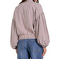 Elan - Zip Up Balloon Bomber Jacket