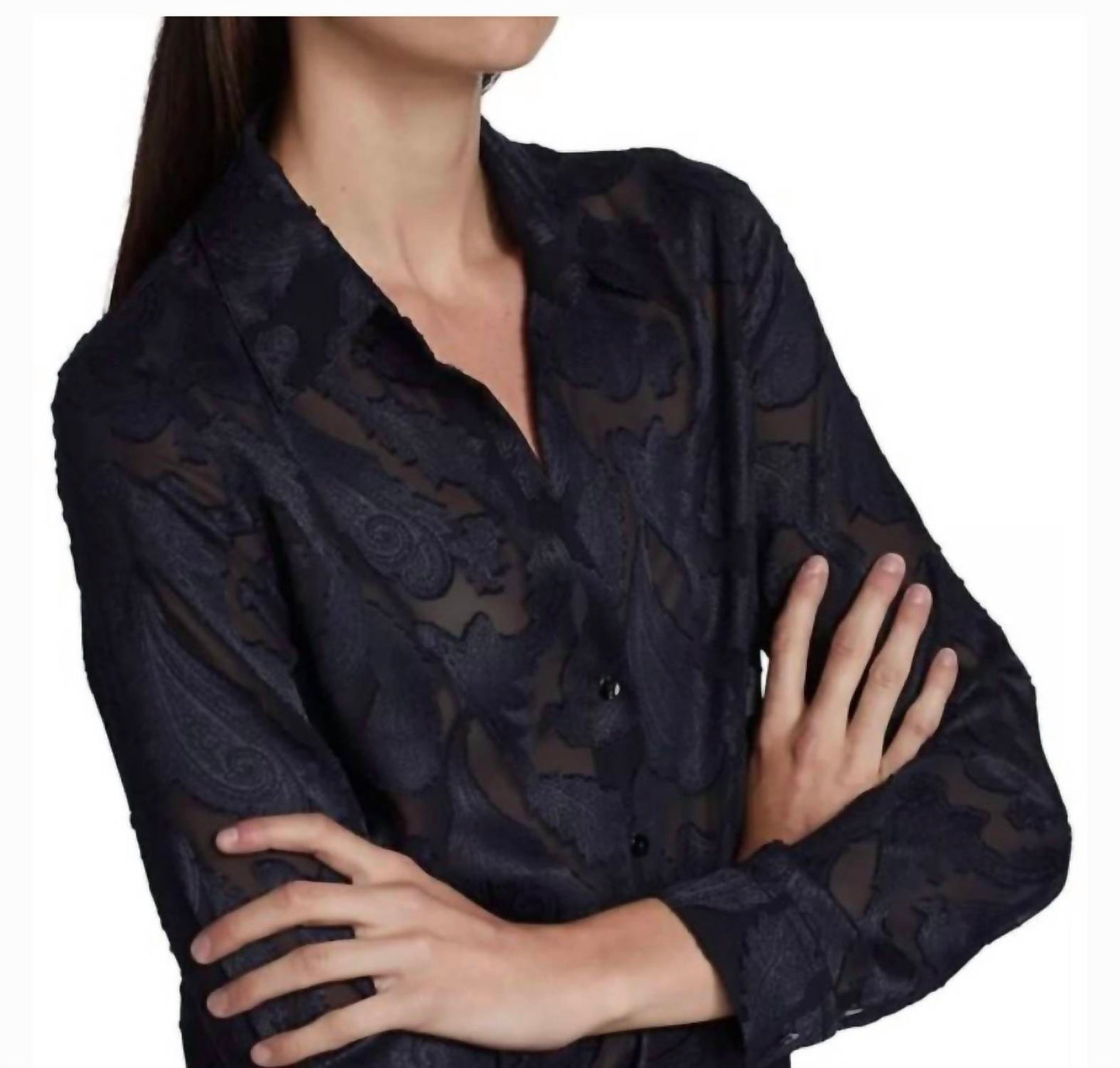 L'Agence - Laurent Brocade Blouse