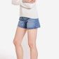 Brodie Cashmere - Rainbow Button Crew