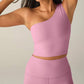 Beyond Yoga - Spacedye The Bold Shoulder Cropped Tank Top