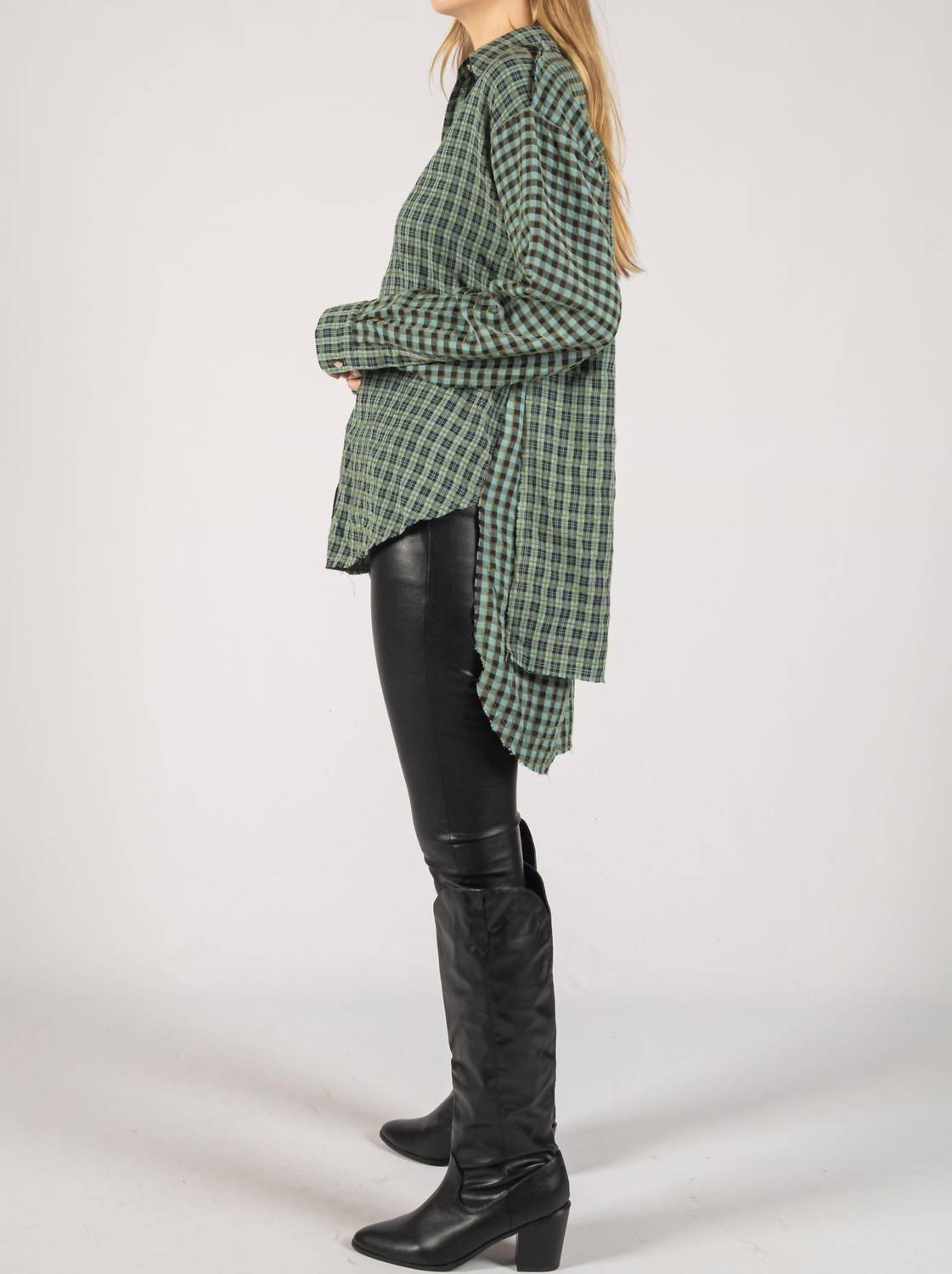 Before You Collection - Plaid Button Up Shirt