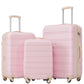 3 Piece Luggage Set Hardside Spinner Suitcase with TSA Lock