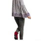 Umgee - Floral Tassel Tie Peasant Top