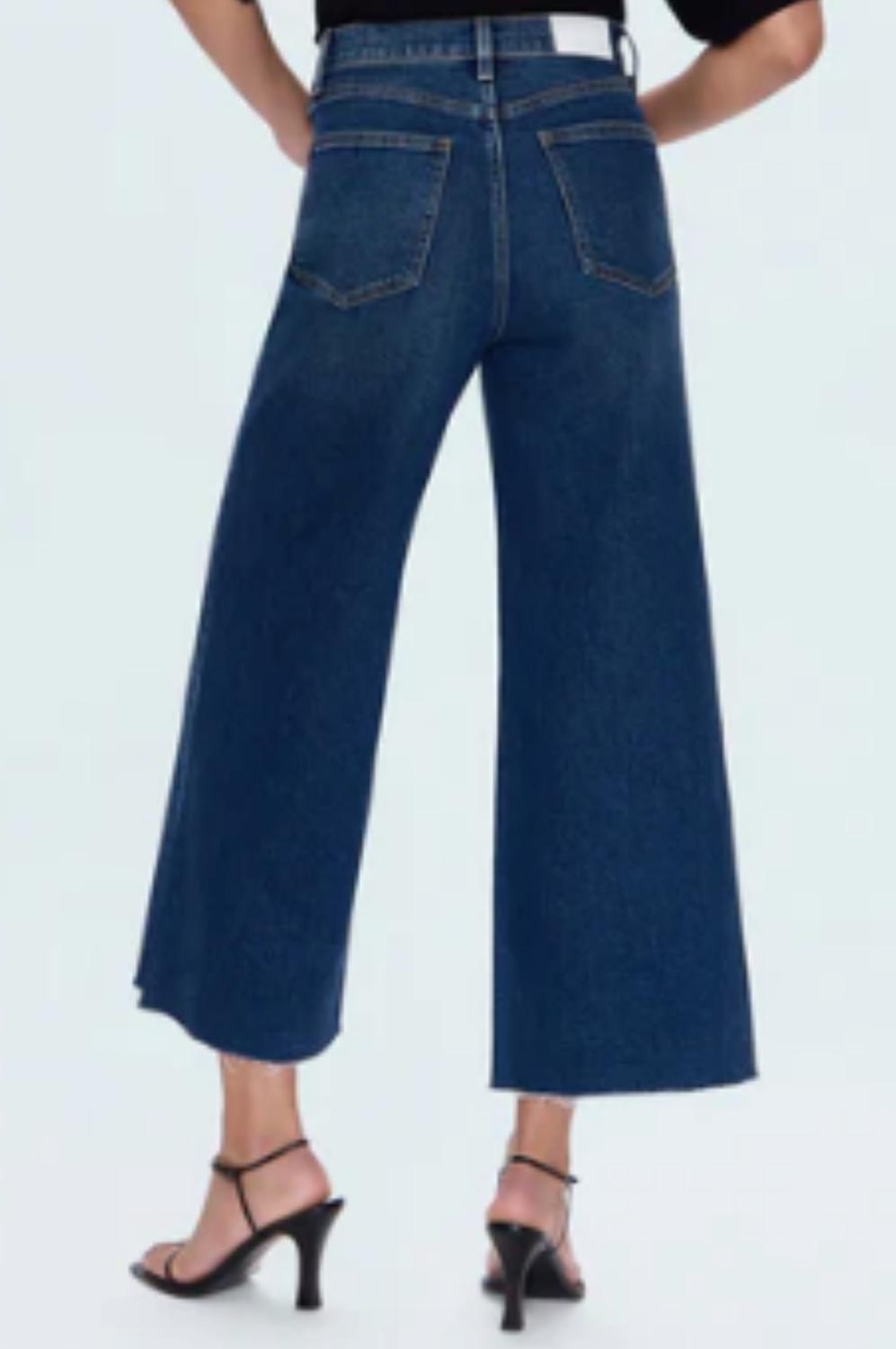 Pistola - Women's Lana Crop Highrise Ultra Wide Leg Jeans
