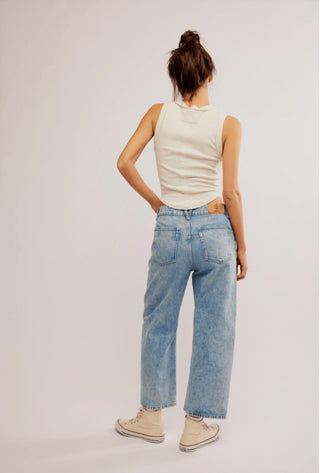 Free People - Deep Trance Dropped Bf Jeans