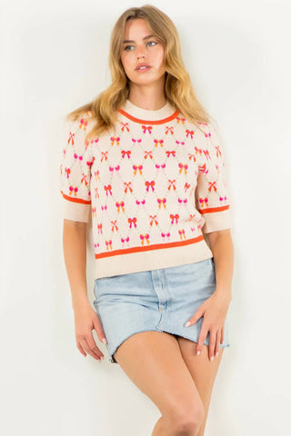 Thml - Coquette Bow Sweater