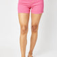 Judy Blue - Women's Garment Dyed Pocket Embroidery Shorts