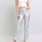 Judy Blue - High Waisted Tummy Control Faux Leather Straight Leg Pants